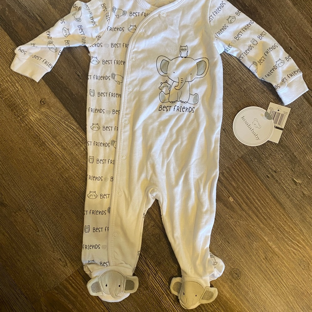 Koalababy snap button pajamas.